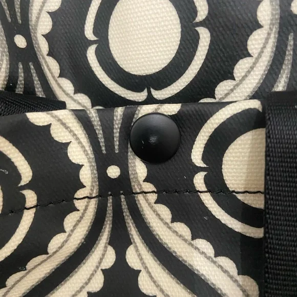 Petunia Pickle Bottom Black and Cream Crossbody Bag - Picture 9 of 14